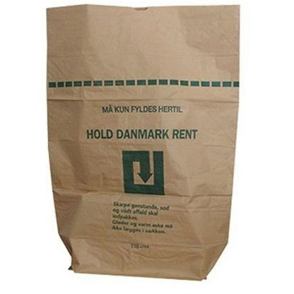 Affaldssæk Papir 25x95cm 100ltr