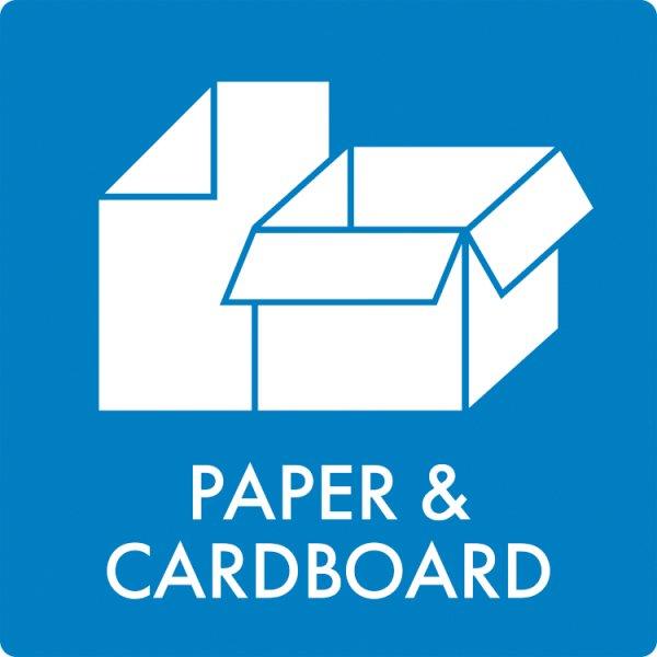 Affaldsskilt Paper Cardboard 240 240 Plast Indendørs  Skilte  Affaldsskilte  Dansk