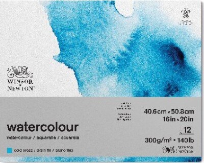 Akvarelblok 41x51 Cold Press Winsor   Newton Ark
