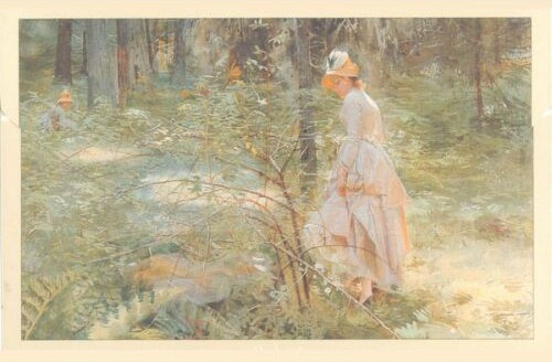Anders Zorn Brevmappe Med Dobbelte Kort