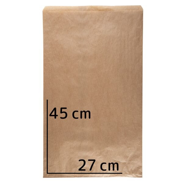 Bagerpose Brun 1000 Stk Papir Uden Rude