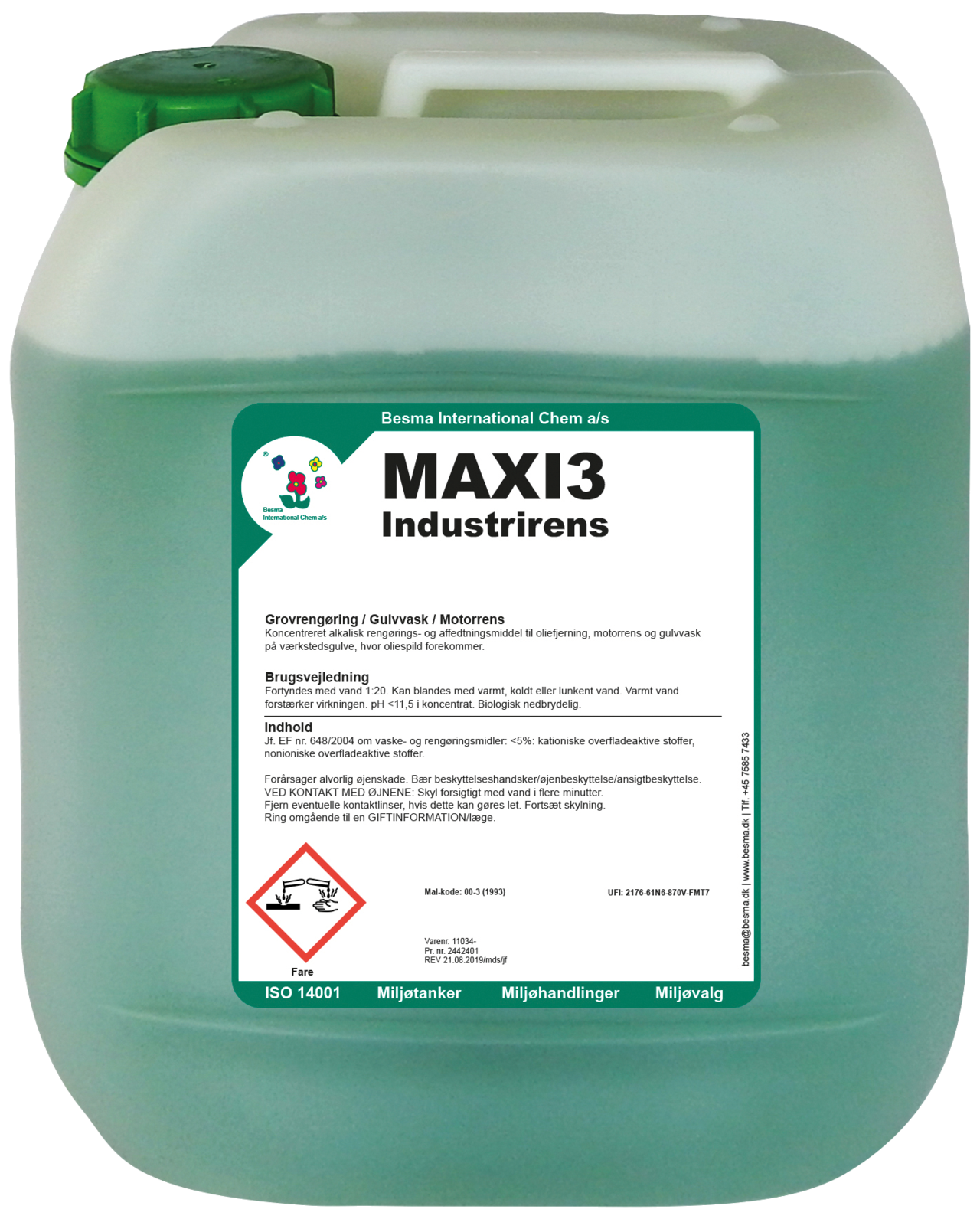 Besma Maxi3 Industrirens 20l
