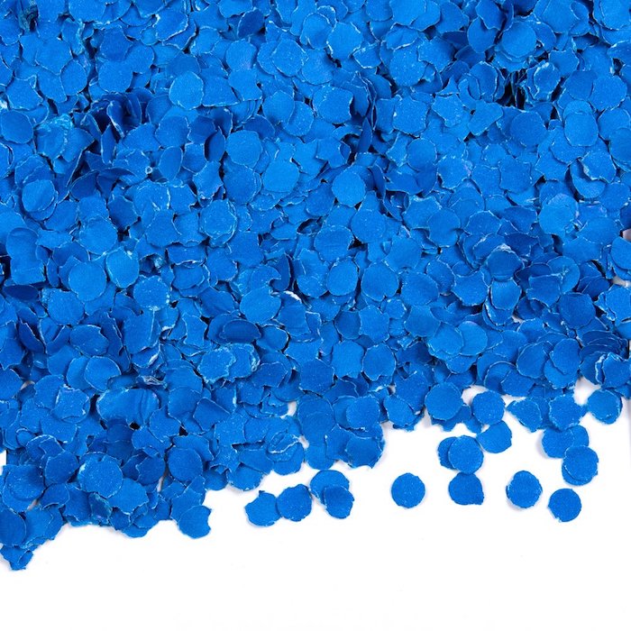 Blå Papir Bordkonfetti 100g