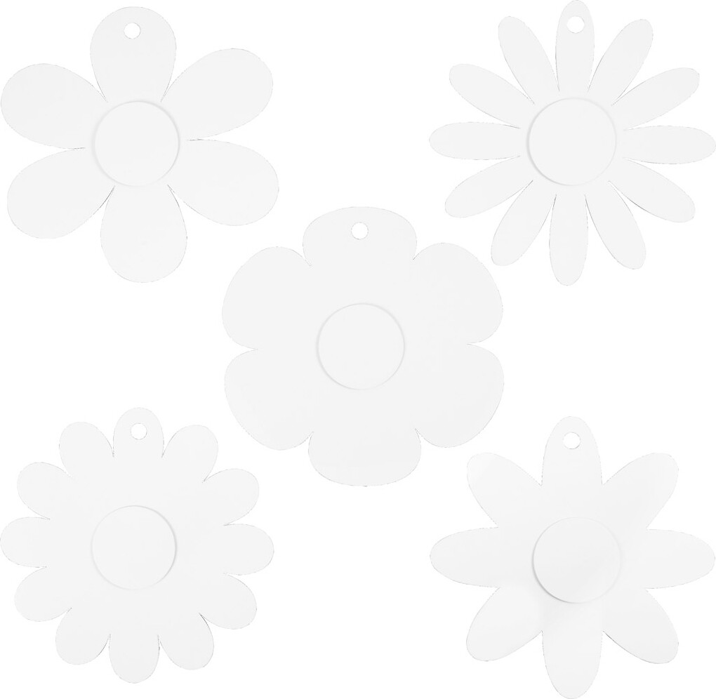 Blomster 400 Hvid 5x3 Stk