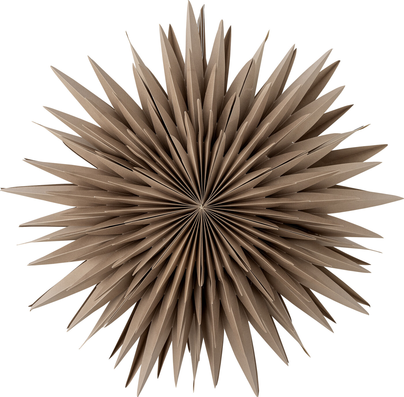 Bloomingville Elijas Julestjerne Ornament Med Lys Brun Papir