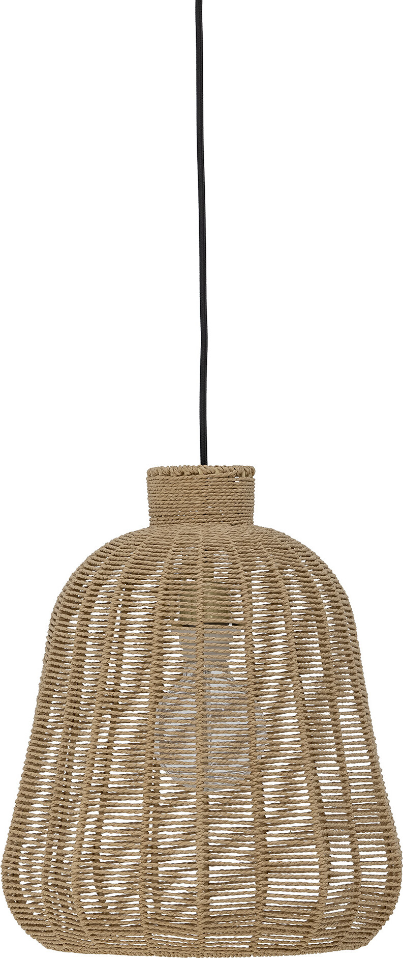 Bloomingville Felizia Pendel Flet Lampe Natur Papir