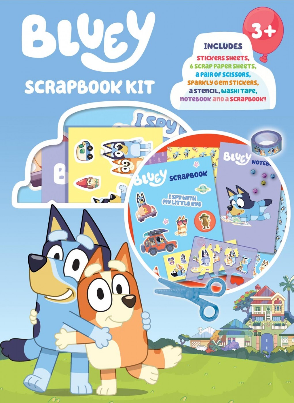 Bluey Scrap Book Kit Alligator