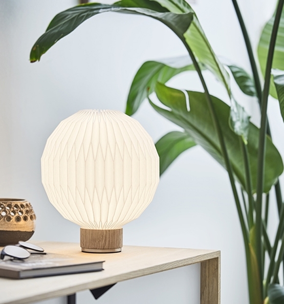 375 Bordlampe Lys Papir