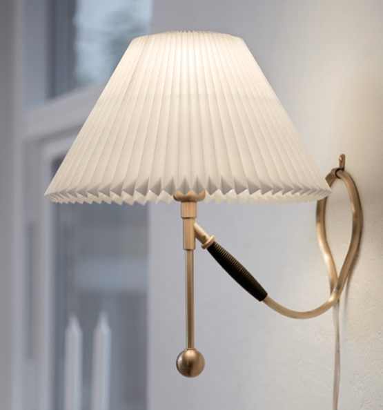 306 Bordlampe Væglampe Messing Papir
