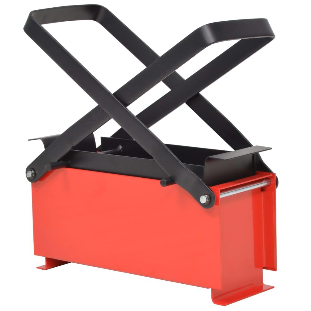 Briketpresser Til Papir 34x14x14 Sort Rød