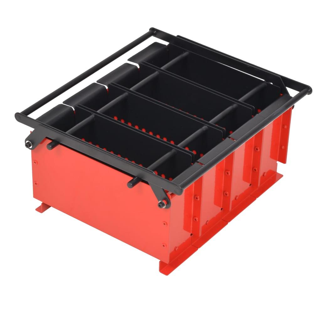 Briketpresser Til Papir 38x31x18 Sort Rød