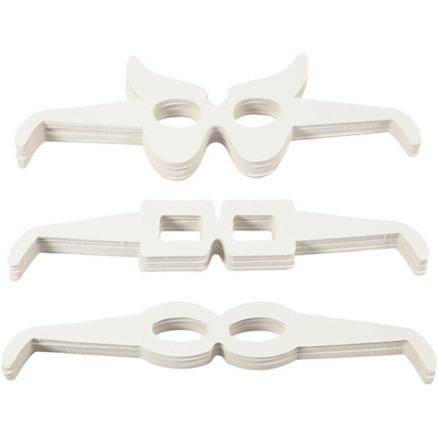 Briller : : Hvid 160 Stk