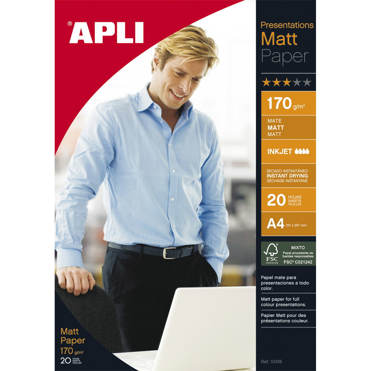 Brochurepapir Apli Matt Paper