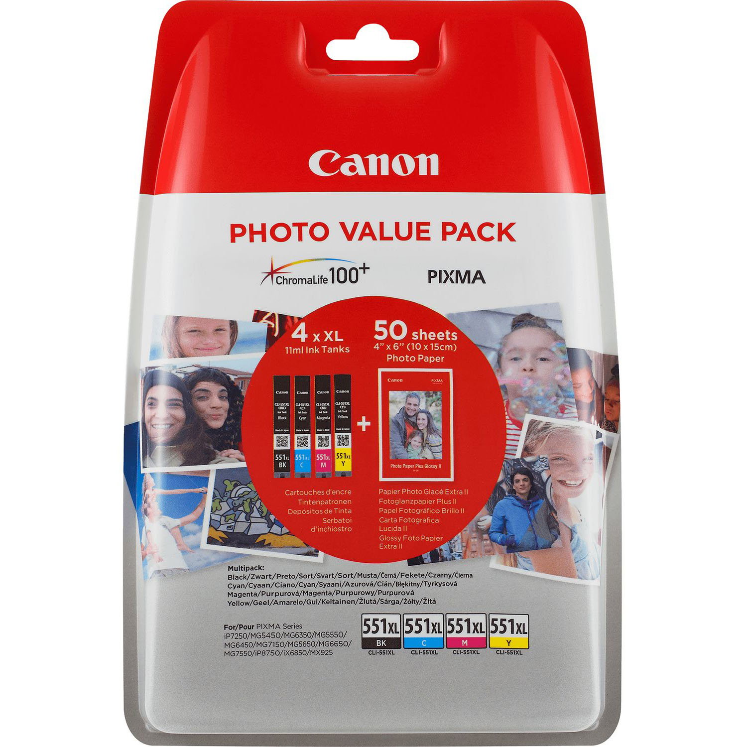 Canon Cli 551xl  Photo Paper
