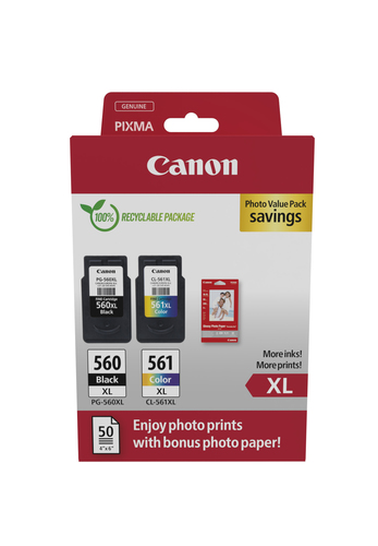 Canon 560xl 561xl Value Pack  Paper Original