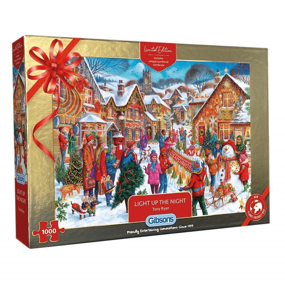 Christmas Limited Edition Jigsaw Puzzle Light 1000 Brikker