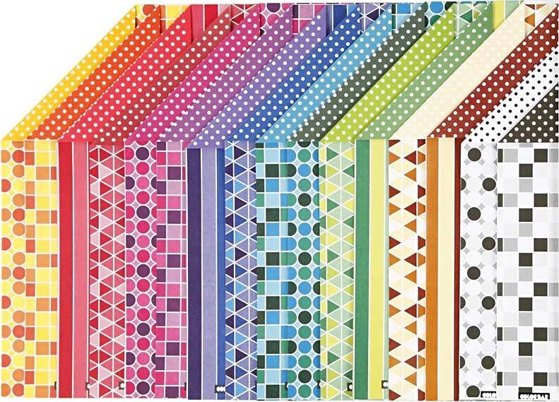 Color Bar Rivepapir 210x297 100 Assorterede Ark