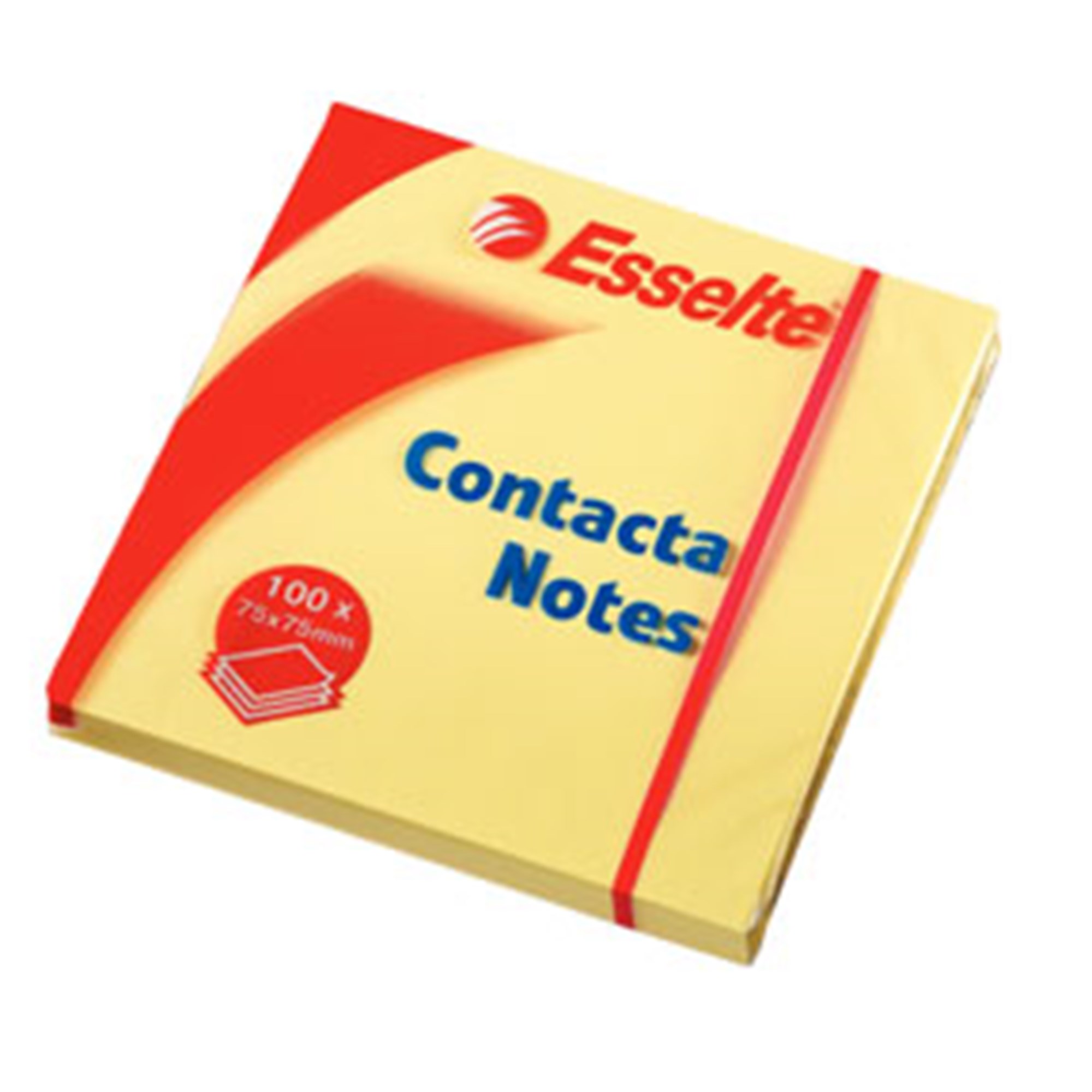 Contacta Notes 75x75 Gul