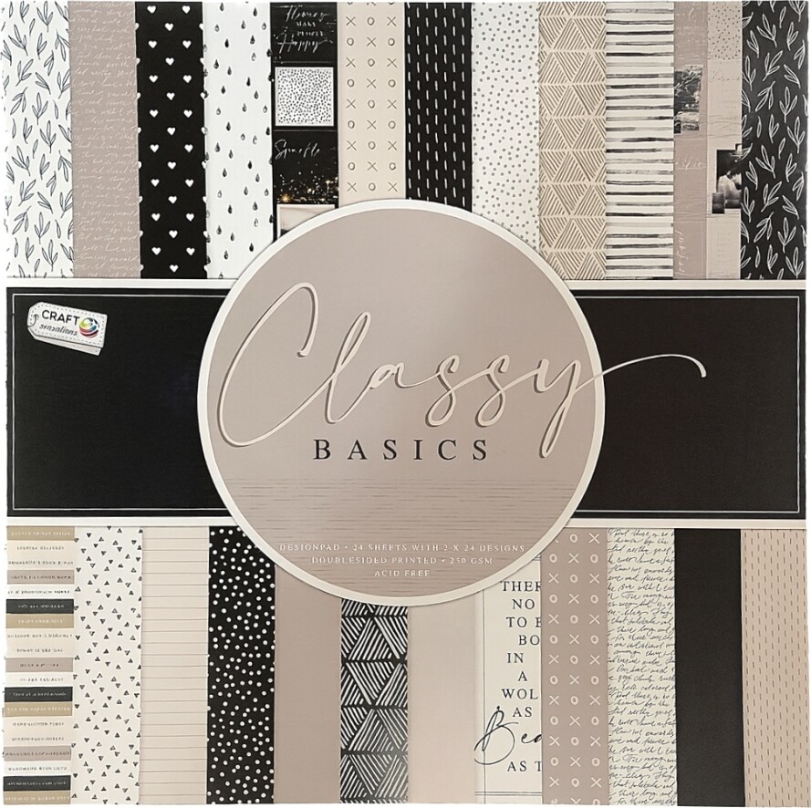 Craft Sensations Designpad Classy Basics Ark