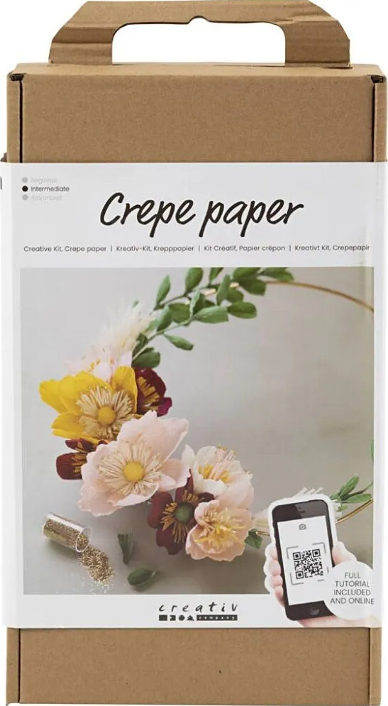 Crepepapir Blomster Diy Kit Intermediate