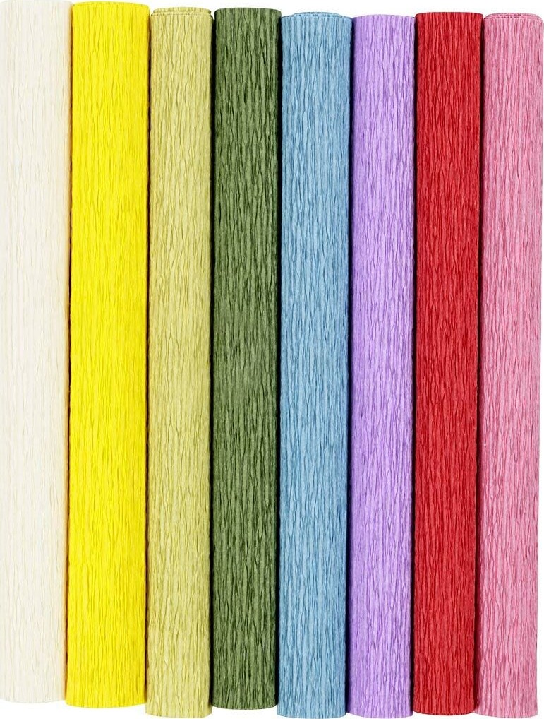 Crepepapir Til Diy Blomster Ruller