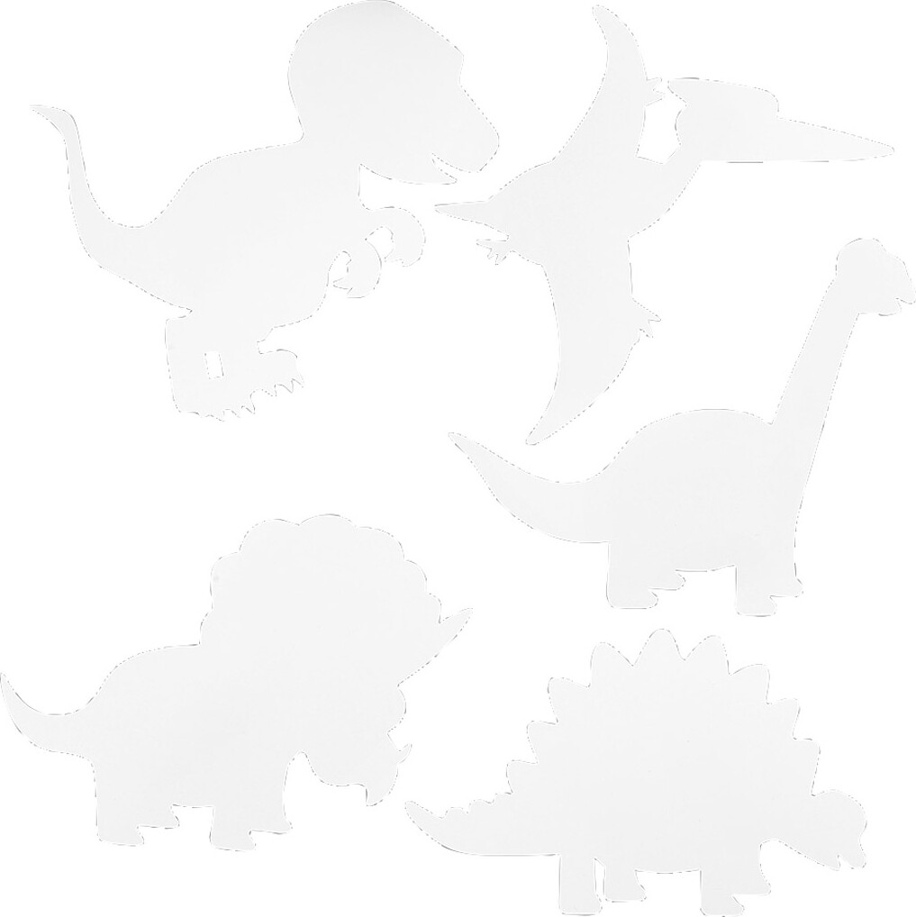 Dinosaurer 230 Hvid Stk
