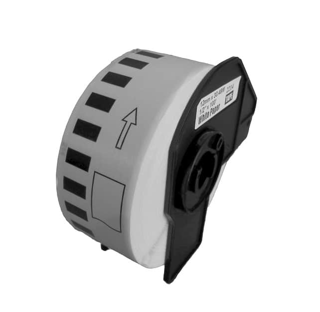 Dk22214 Rulle Kontinuerlige Papir Etiketter 12mm 48m Kompatibel Brother Dk22214