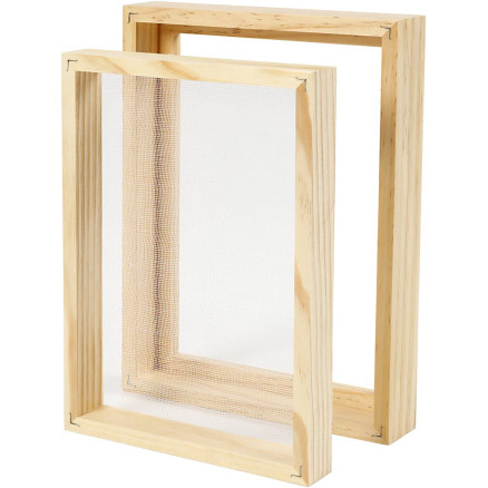 Dobbelt Papir Støberamme Str 25x19x3cm Stk
