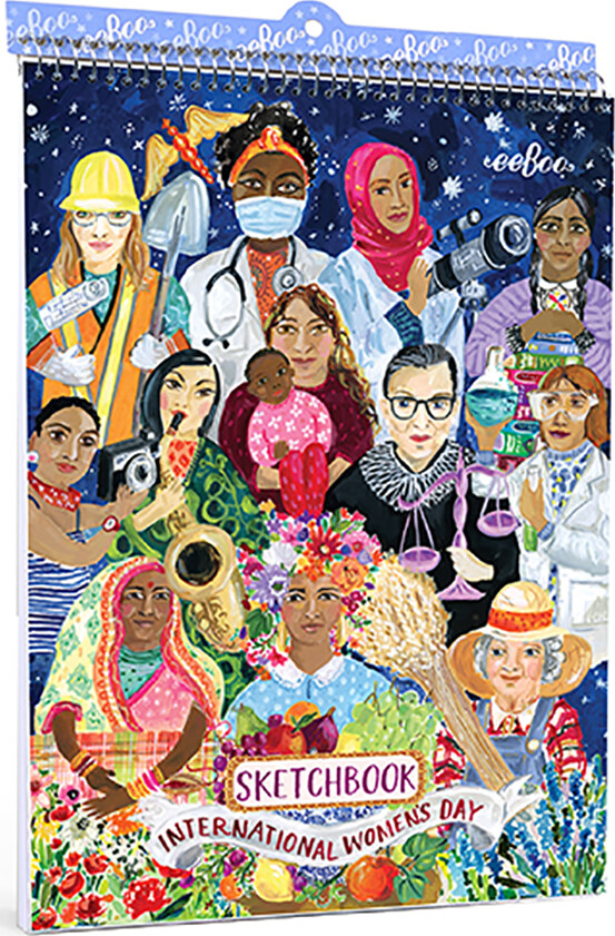 Eeboo Skitsebog Med Spiralryg International Women Day
