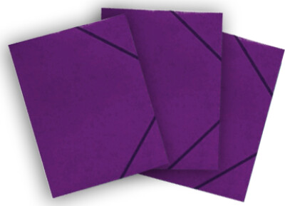 Elastikmappe Karton Lilla Bright Office