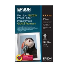 Epson Premium Glossy Photo Paper Fotopapir 100 150 40ark C13s042153