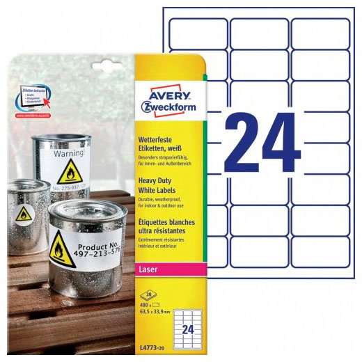 Etiket 5x33 9mm