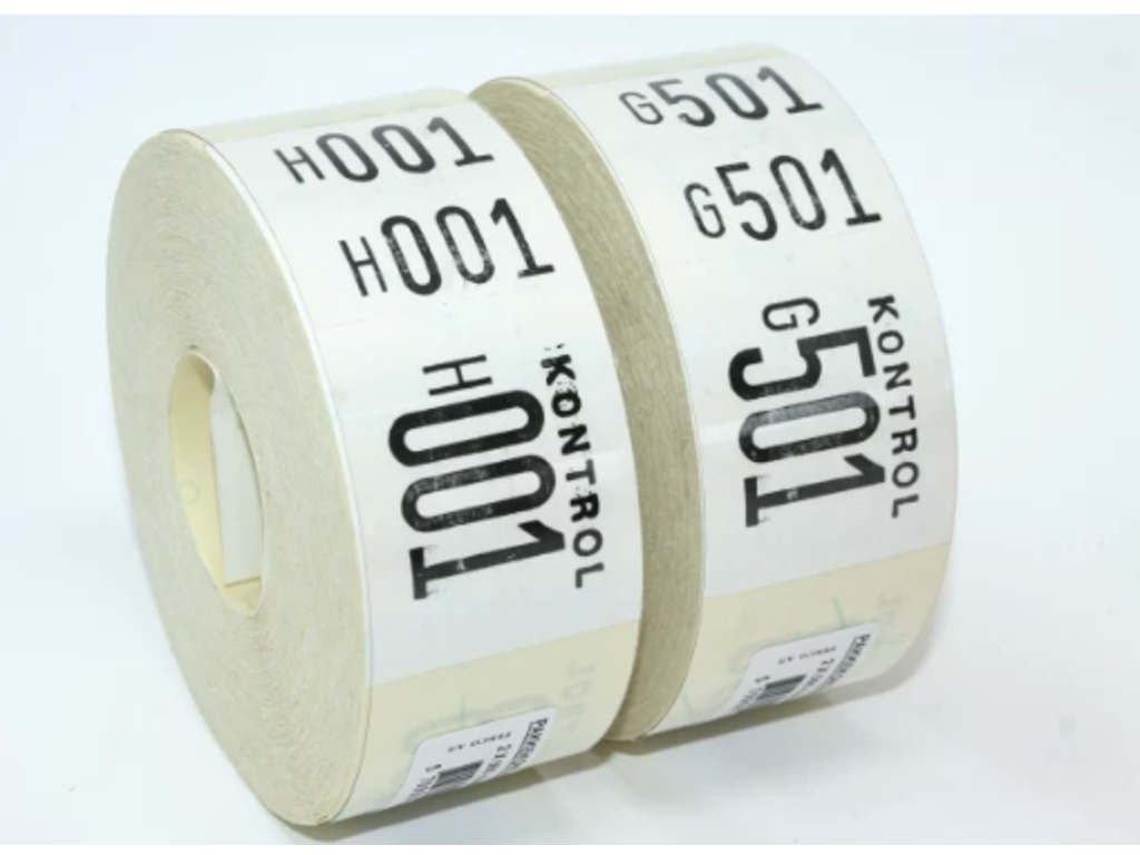 Ferco Pakkekontrol Delt 500 Numre Hvid