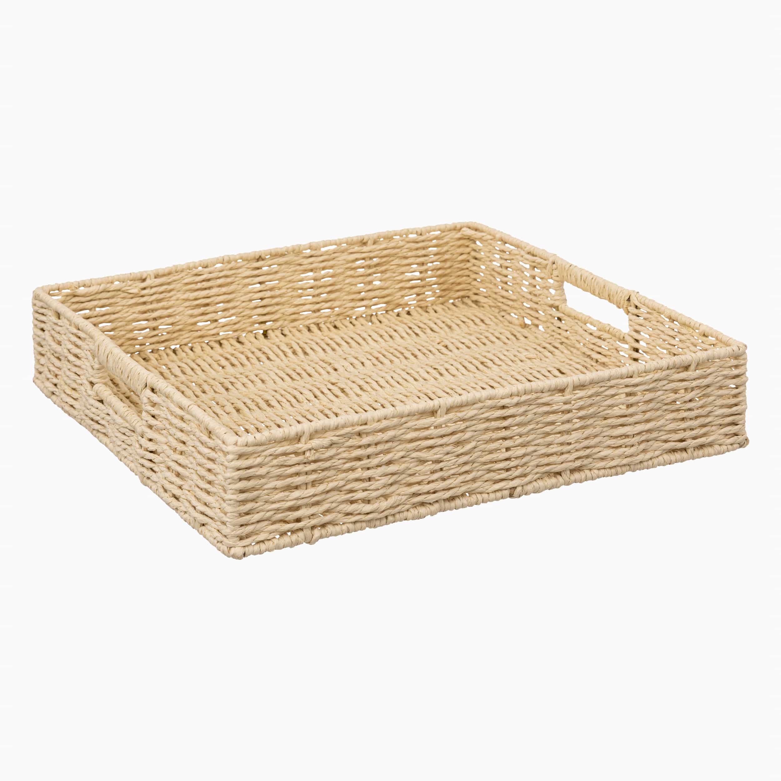 Firkantet Bakke Papir Natur 35cm 35cm 7cm Raya
