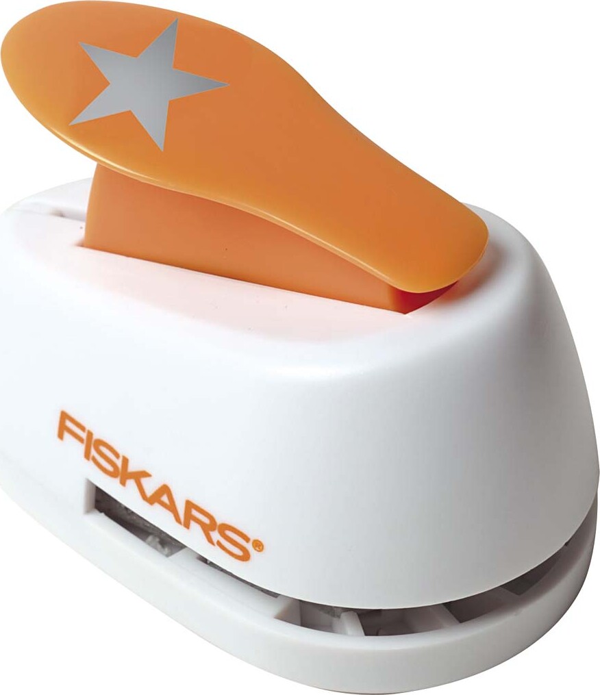 Fiskars Lever Punch Stansejern Til Papir Karton Stjerne