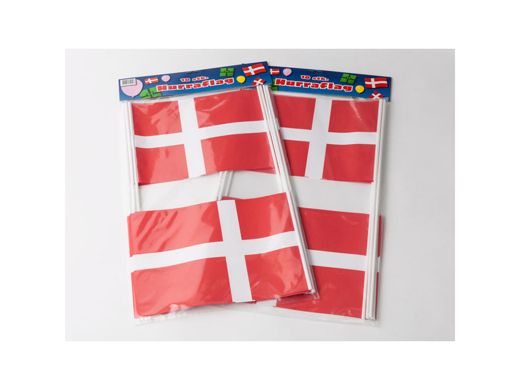 Flag Pind 20x27 Dannebrog Papir Stk