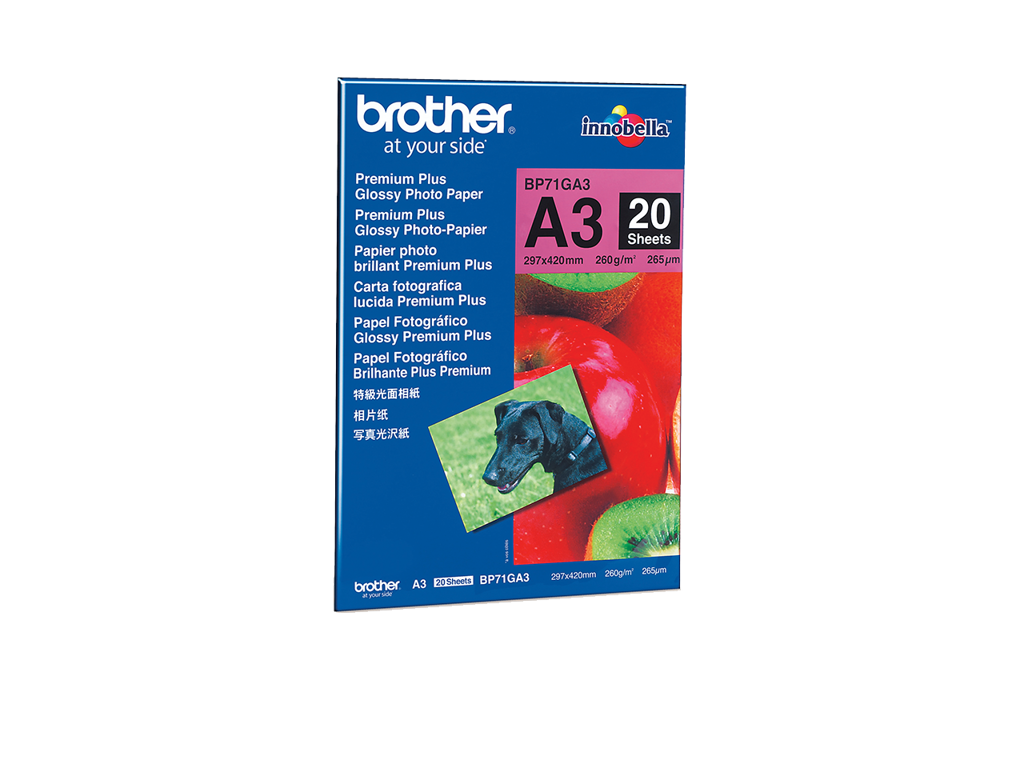 Fotopapir Brother Glossy Inkjet 260g Ark