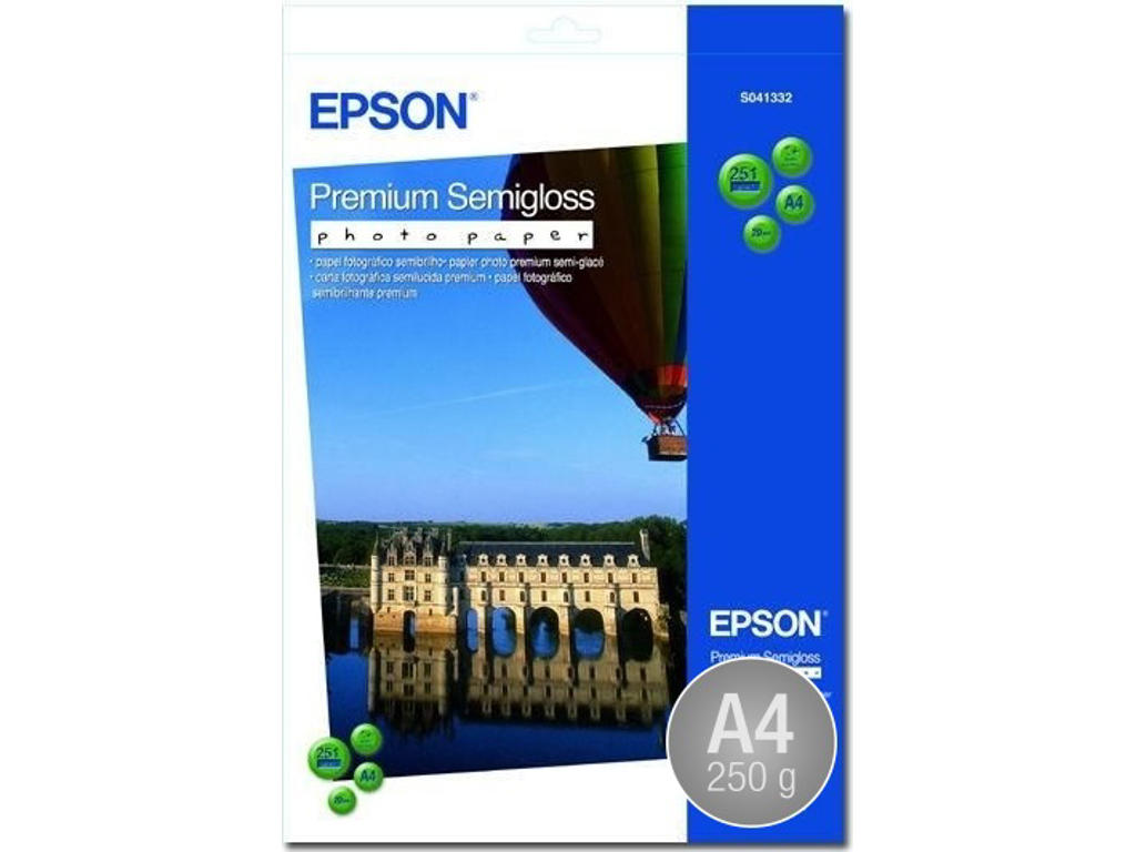 Fotopapir 251gr Epson Premium Semigloss Ark