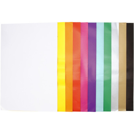 Glanspapir Ark 32x48 Ass Farver 11x25ark