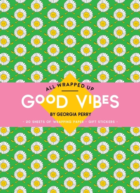 Good Vibes Georgia Perry Wrapping Paper Book