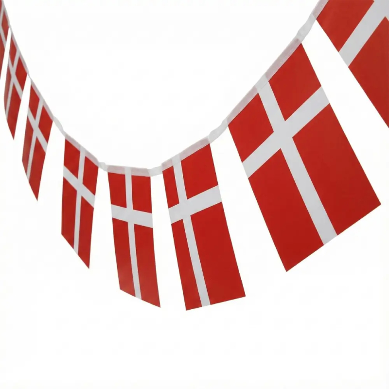 Guirlande Dannebrog Papir