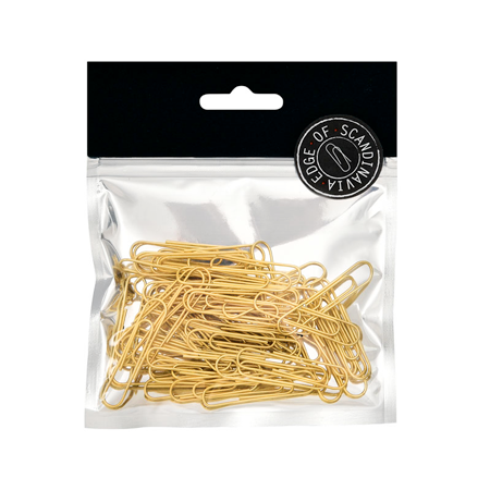 Guldclips Papir Clips Stk Guld 780216