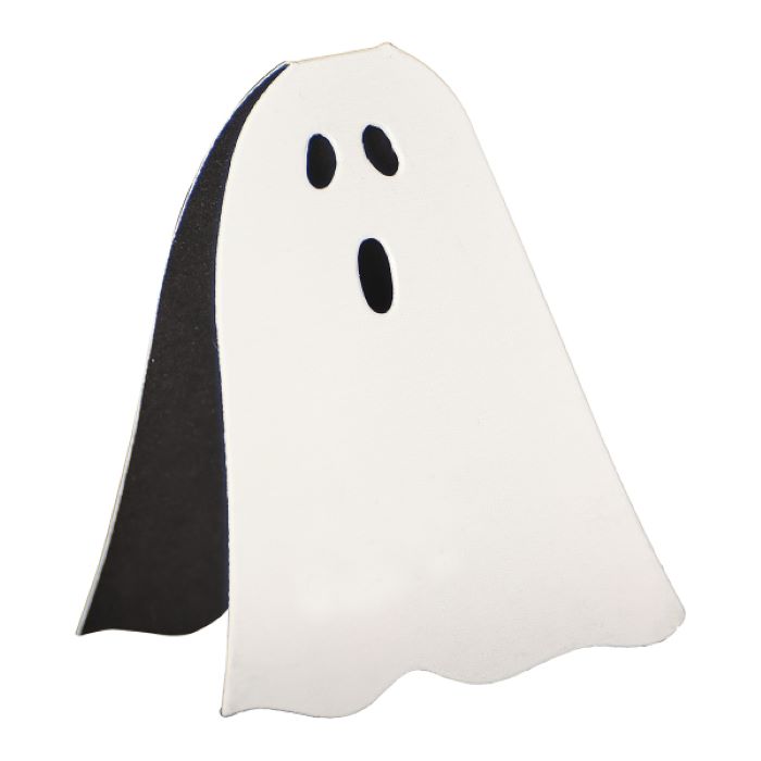 Halloween Spøgelse Papir Bordkort 9x5