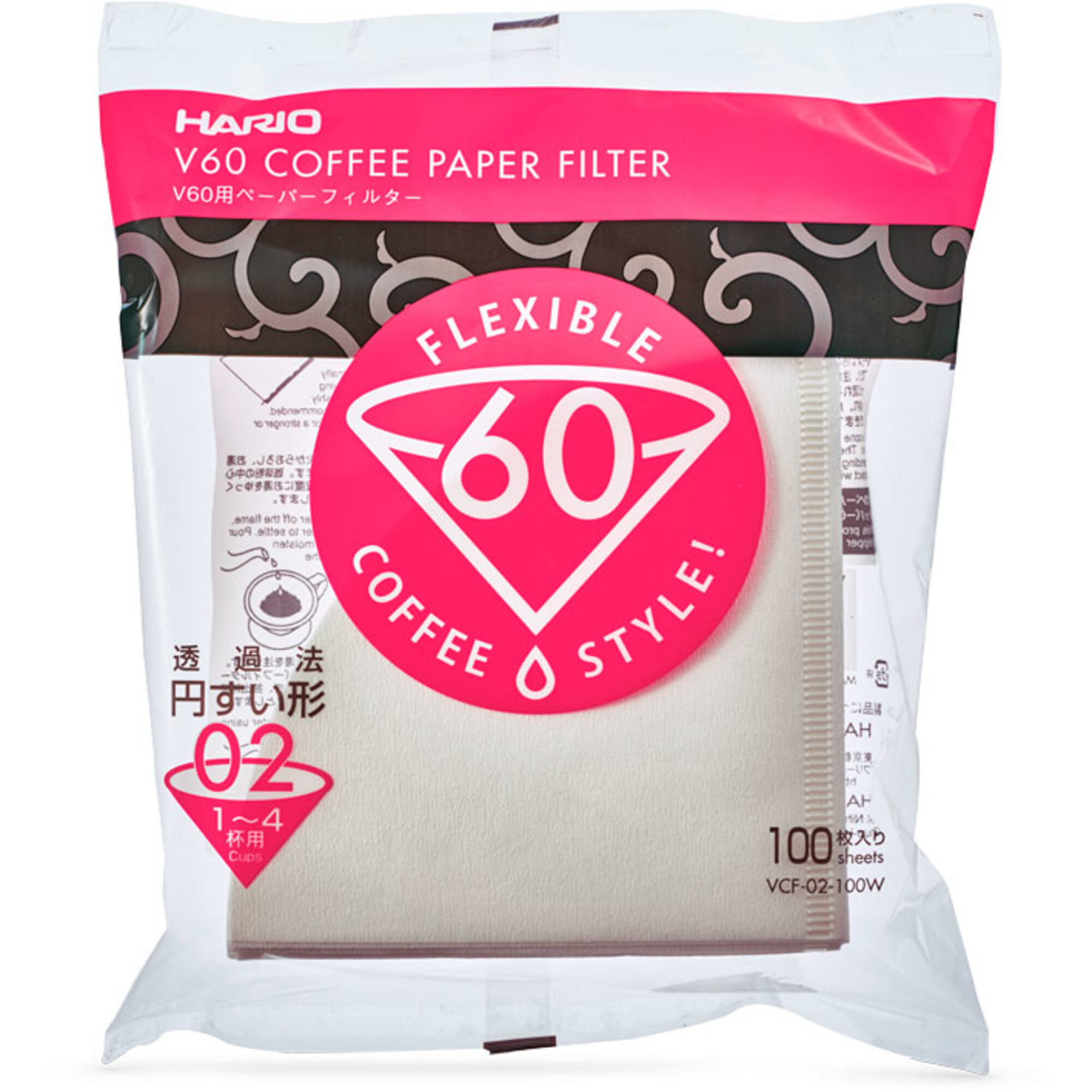 Hario Papir Filter Cup 100 Stk