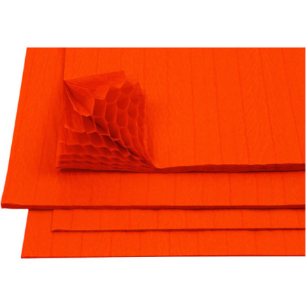 Harmonikapapir Ark 28x17 Orange 8ark