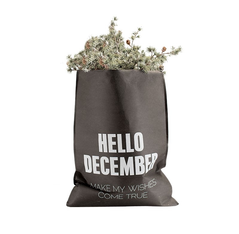 Hello December 69x50cm Byttes Ikke Sort Papir