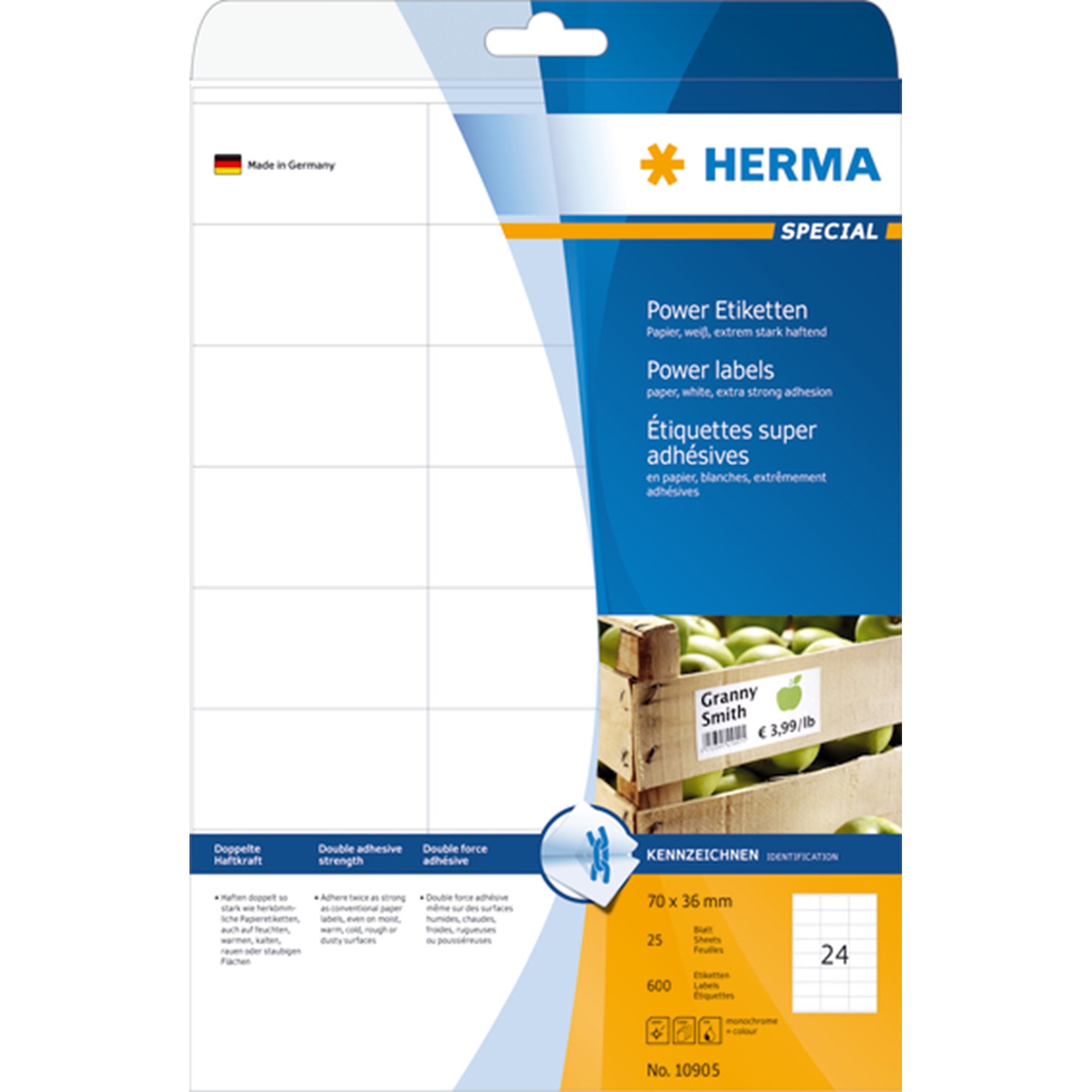 Herma Etiket Extremely Strong 70x36 600