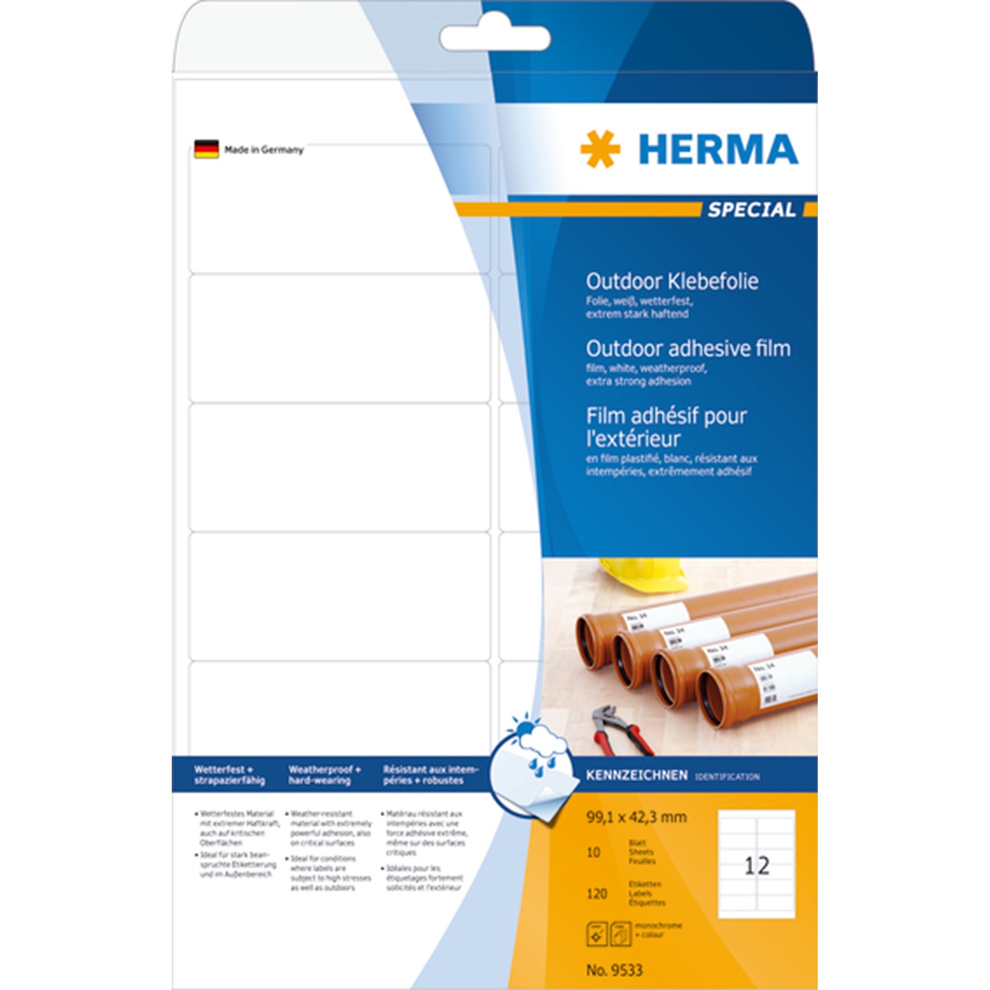 Herma Etiket Film Ekstra Stærk 1x42 120
