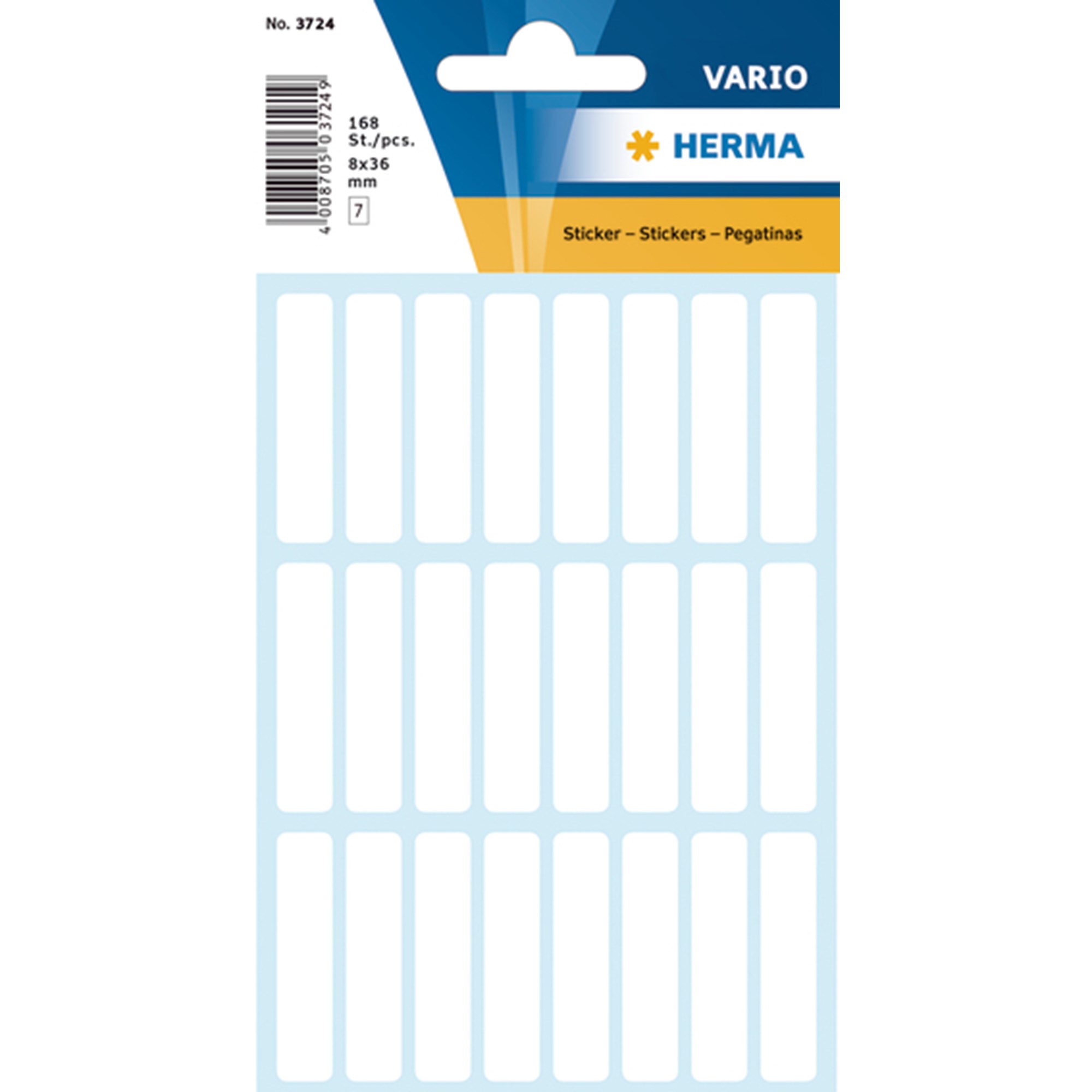 Herma Etiket Manuel 8x36 Hvid 168