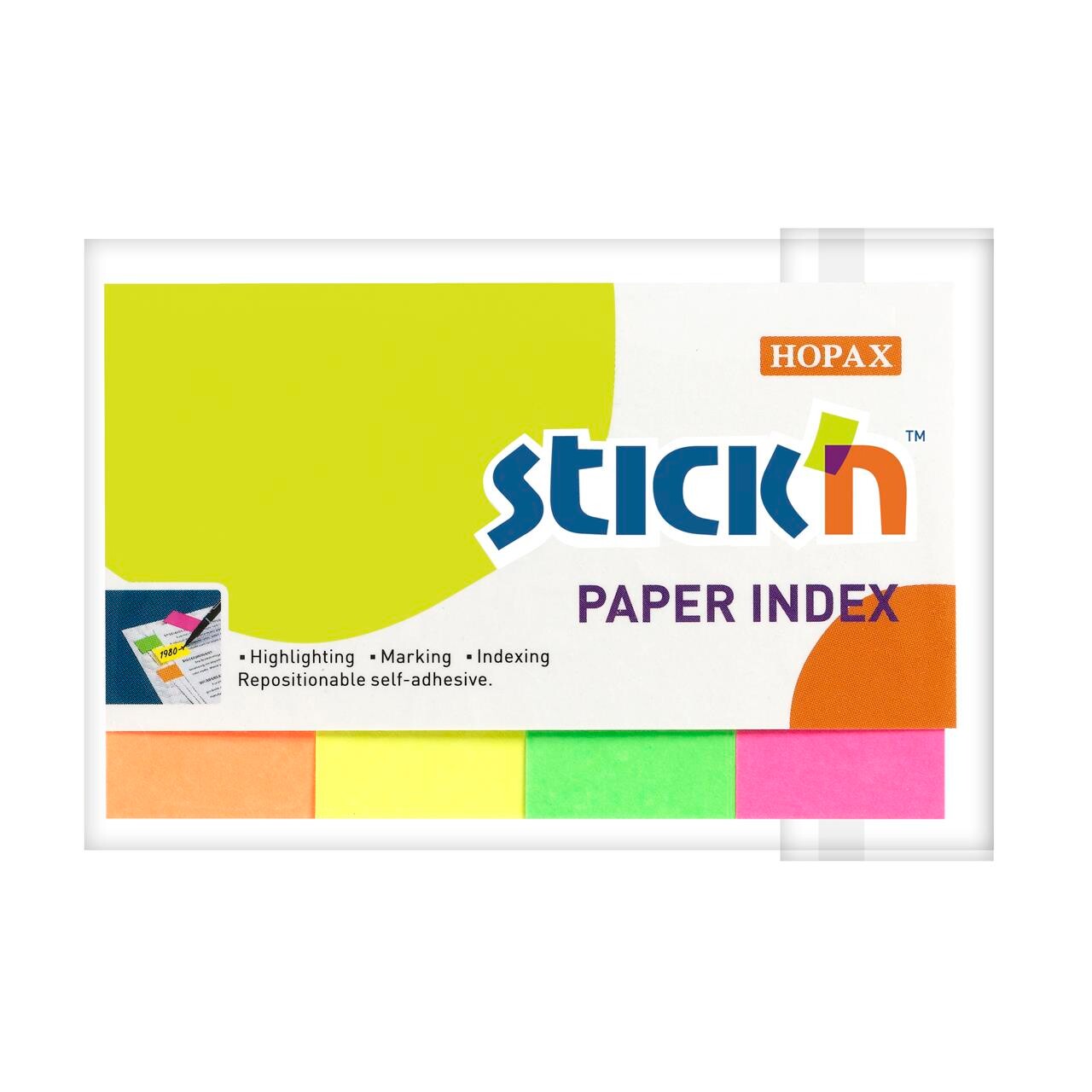 Indeksfaner Stickampapos Papir Ass Neon